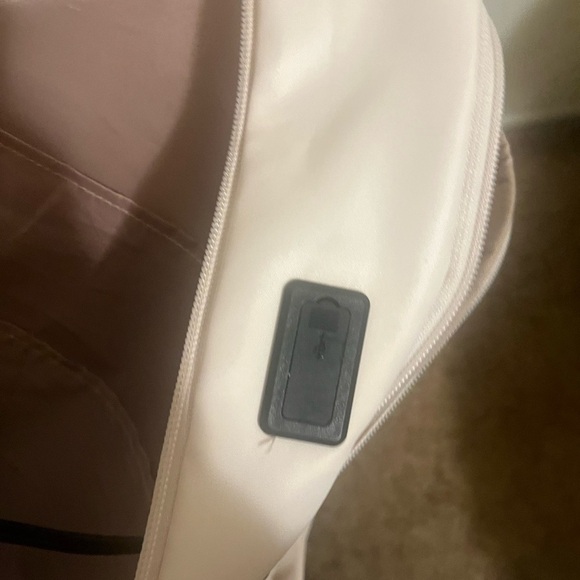Cream and Brown  back pack main image 7